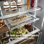 KitchenAid 23.8 cu. ft. 36" Counter-Depth French Door Platinum Interior Refrigerator PrintShield Finish Stainless from Kings Outlet