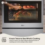 LG - 6.3 Cu. Ft. Freestanding Electric True Convection Smart Range with Air Fry and InstaView - Stainless Steel - Image 7
