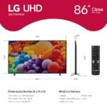 LG 86" Class UT75 Series LED 4K UHD Smart webOS TV 2024 from Kings Outlet