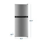 Insignia 4.5 Cu. Ft. Mini Fridge Top Freezer ENERGY STAR Certification Stainless Steel Look from Kings Outlet