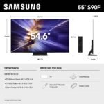 Samsung - 55" Class S90F Series OLED 4K UHD SamsungVision AI Smart Tizen TV (2025) - Image 6