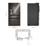 LG 29.5 Cu. Ft. 4-Door French Door-in-Door Smart Refrigerator Craft Ice Black Stainless Steel from Kings Outlet