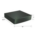 GE - 7" RightHeight Riser - Laundry Pedestal for Select Washers and Dryers - Jade Green - Image 2