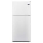 Maytag - 20.5 Cu. Ft. Top Freezer Refrigerator with PowerCold Feature - White Ice