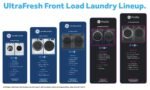 GE - 4.8 Cu. Ft. High-Efficiency Stackable Smart Front Load Washer w/ Odorblock Ultra Fresh Vent System & Microban Technology - Sapphire Blue - Image 4