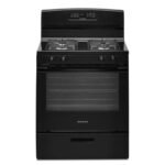 Amana - 5.1 Cu. Ft. Freestanding Gas Range with Bake Assist Temps - Black