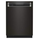 KitchenAid - 24" Top Control Built-In Stainless Steel Tub Dishwasher with 3rd Rack, 360 Max Jets, 44 dBA - Black Stainless Steel