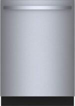 Bosch - 800 Series 24" Top Control Smart Built-In  Stainless Steel Tub Dishwasher with Flexible 3rd Rack, 42 dBA - Stainless Steel