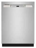 Maytag - 24" Front Control Built-In Stainless Steel Tub Dishwasher with Dual Power Filtration, PowerBlast Cycle, 50 dBA - Stainless Steel