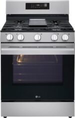 LG 6.3 Cu. Ft. Freestanding Gas True Convection Smart Range EasyClean Air Fry UltraHeat from Kings Outlet