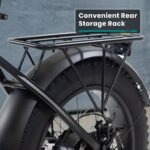 GoTrax - Z4 PRO Foldable Ebike w/ up to 40mi Max Operating Range and 28 mph Max Speed - Black - Image 6