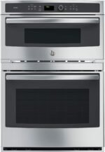 GE Profile 30" Built-In Single Electric Convection Wall Oven Built-In Microwave Stainless Steel from Kings Outlet