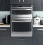 GE Profile 30" Built-In Single Electric Convection Wall Oven Built-In Microwave Stainless Steel from Kings Outlet