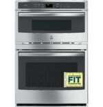 GE Profile 30" Built-In Single Electric Convection Wall Oven Built-In Microwave Stainless Steel from Kings Outlet