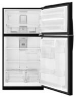 Whirlpool - 21.3 Cu. Ft. Top-Freezer Refrigerator - Black - Image 3