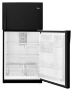 Whirlpool - 21.3 Cu. Ft. Top-Freezer Refrigerator - Black - Image 5