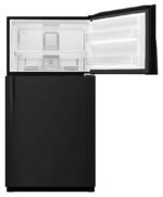 Whirlpool - 21.3 Cu. Ft. Top-Freezer Refrigerator - Black - Image 7