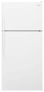 Whirlpool - 14.3 Cu. Ft. Top-Freezer Refrigerator - White