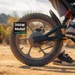 GoTrax - Fitz 16" Electric Dirt Bike w/15mi Max Range & 15.5 mph Max Speed - Black - Image 3