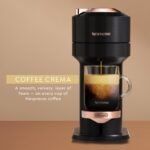 Nespresso - Vertuo Next Premium Coffee and Espresso Maker plus Aeroccino3 Milk Frother in Black - Black Rose Gold - Image 4