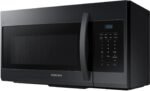 Samsung - 1.7 cu. ft. Over-the-Range Microwave - Matte Black Steel - Image 7