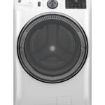 GE - 5.0 Cu. Ft. Stackable Smart Front Load Washer with Steam, SmartDispense and Odorblock Ultra Fresh Vent System - White