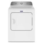 Maytag - 7.0 Cu. Ft. Electric Dryer with Wrinkle Prevent - White