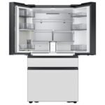 Samsung - Bespoke 29 cu. ft. 4-Door French Door Refrigerator with AI Family Hub+ - White Glass - Image 5