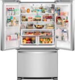 Whirlpool - 25.2 Cu. Ft. French Door Smart Refrigerator with Elevated Deli Drawer - Stainless Steel - Image 3