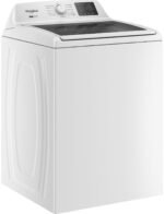 Whirlpool - 4.3 Cu. Ft. High-Eficiency Top Load Washer with 2-in-1 Removable Agitator and Soft Close Glass Lid - White - Image 2