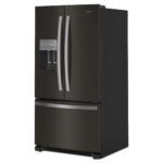 Whirlpool - 24.7 Cu. Ft. French Door Refrigerator with Elevated Deli Drawer - Black Stainless Steel - Image 7