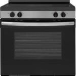 Insignia™ - 5.3 Cu. Ft. Freestanding Electric Range with Dual-Size Burner and Storage Drawer - Stainless Steel