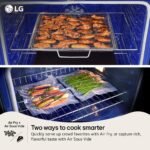 LG - 6.3 Cu. Ft. Freestanding Gas True Convection Smart Range with EasyClean, Air Fry and UltraHeat 20K Burner - Stainless Steel - Image 5