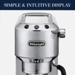 De'Longhi - EC885M Dedica Arte Pump Espresso Machine - Stainless Steel - Image 4