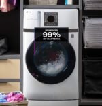 GE Profile UltraFast 4.6 Cu. Ft. High-Efficiency Smart Front Load Washer Electric Dryer Combo from Kings Outlet
