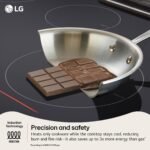 LG - 6.3 Cu. Ft. Smart Slide-in Electric Induction Convection Range with EasyClean and Air Fry - Stainless Steel - Image 6