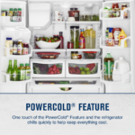 Maytag 25 Cu. Ft. 36 Inch Wide French Door Refrigerator PowerCold Feature Stainless Steel from Kings Outlet