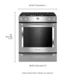 KitchenAid - 5.8 Cu. Ft. Self-Cleaning Slide-In Gas Convection Range - Stainless Steel - Image 3