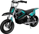 Razor - Dirt Rocket MX350 for Kids w/ 7 miles Max Operating Range and 14 mph Max Speed - Small - Teal/Black