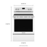 KitchenAid - 6.4 Cu. Ft. Self-Cleaning Freestanding Electric Convection Range - White - Image 3