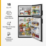 Whirlpool - 18.2 Cu. Ft. Top-Freezer Refrigerator - Stainless Steel - Image 4