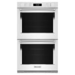 KitchenAid - 30" Built-In Electric Convection Double Wall Oven with Air Fry Mode - White