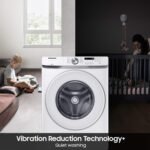 Samsung 4.5 Cu. Ft. High Efficiency Stackable Smart Front Load Washer Vibration Reduction Technology+ from Kings Outlet