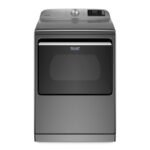 Maytag - 7.4 Cu. Ft. Smart Electric Dryer with Steam and Extra Power Button - Metallic Slate