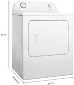 Amana 6.5 Cu. Ft. Gas Dryer Automatic Dryness Control White from Kings Outlet