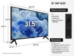 Samsung - 32" Class Q8F Series QLED 4K UHD SamsungVision AI Smart Tizen TV (2025) - Image 6