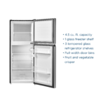 Insignia 4.5 Cu. Ft. Mini Fridge Top Freezer ENERGY STAR Certification Stainless Steel Look from Kings Outlet