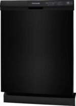 Frigidaire 24" Front Control Built-In Plastic Tub Dishwasher MaxDry 54 dBA Black from Kings Outlet