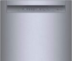 Bosch - 300 Series 24" Front Control Smart Built-In Stainless Steel Tub Dishwasher with 3rd Rack, 48 dBA - Stainless Steel - Image 7