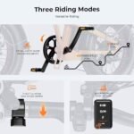 Heybike - Mars 2.0 Foldable E-bike w/ 45mi Max Operating Range & 28 mph Max Speed-UL Certified - Orange - Image 6